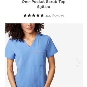 Ceil blue FIGS scrubs